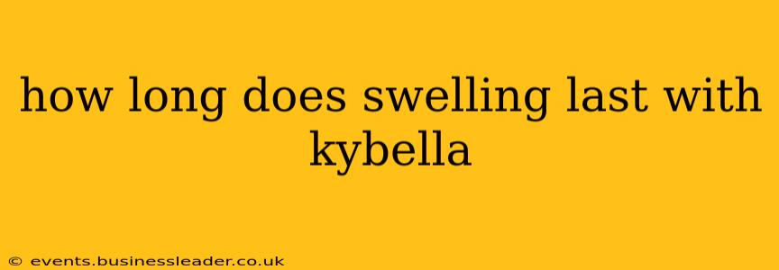 how long does swelling last with kybella