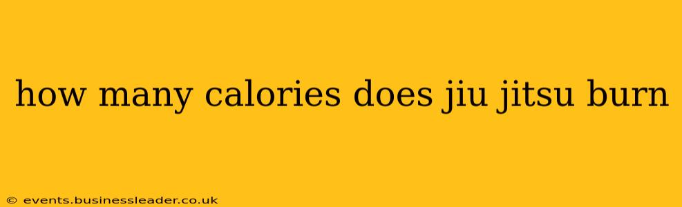 how many calories does jiu jitsu burn