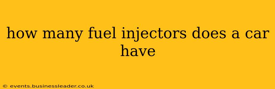 how many fuel injectors does a car have
