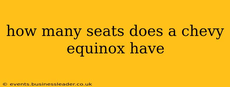 how many seats does a chevy equinox have