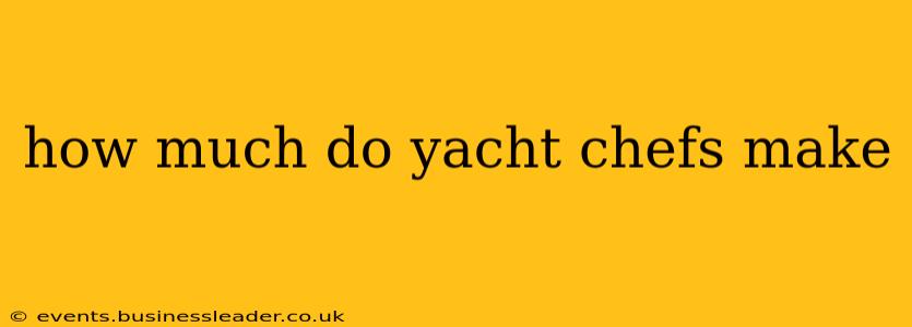 how much do yacht chefs make