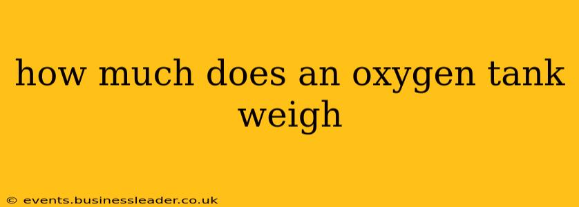 how much does an oxygen tank weigh