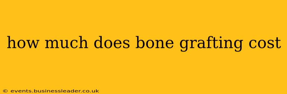 how much does bone grafting cost
