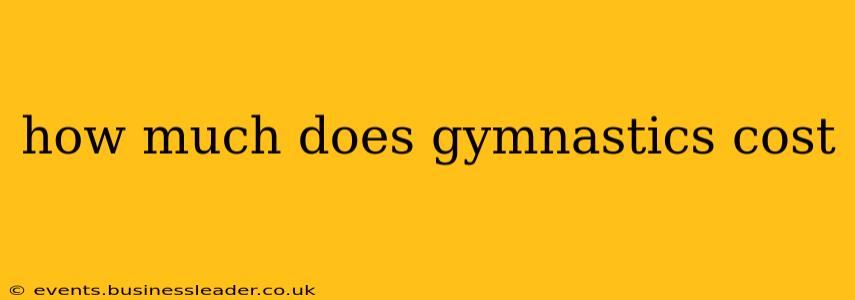 how much does gymnastics cost