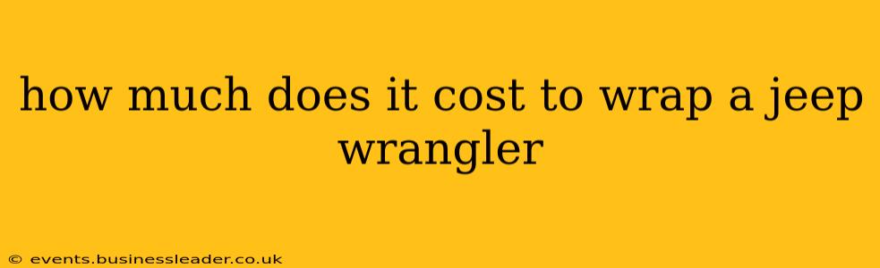 how much does it cost to wrap a jeep wrangler