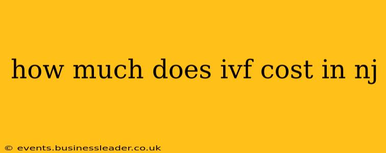 how much does ivf cost in nj