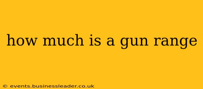 how much is a gun range