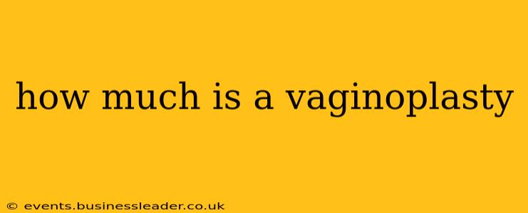 how much is a vaginoplasty