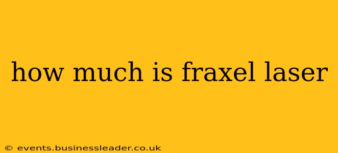 how much is fraxel laser