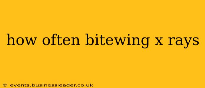 how often bitewing x rays