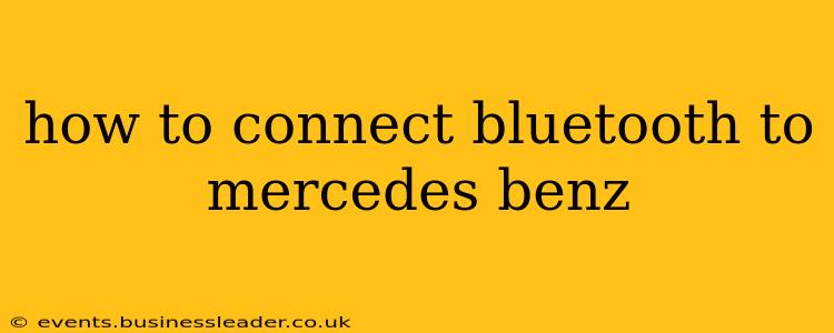how to connect bluetooth to mercedes benz
