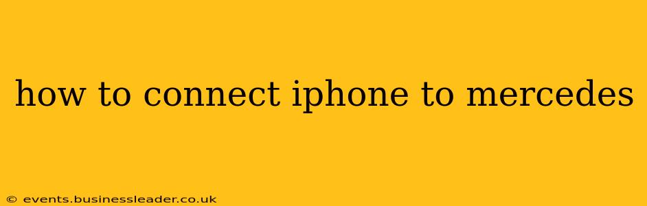 how to connect iphone to mercedes