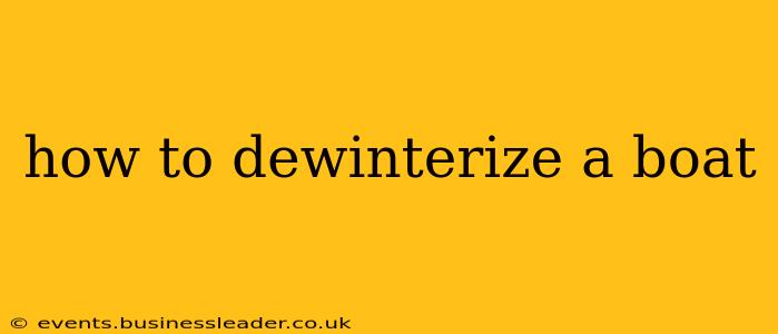 how to dewinterize a boat