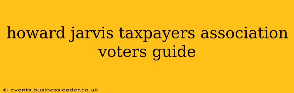 howard jarvis taxpayers association voters guide