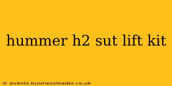 hummer h2 sut lift kit