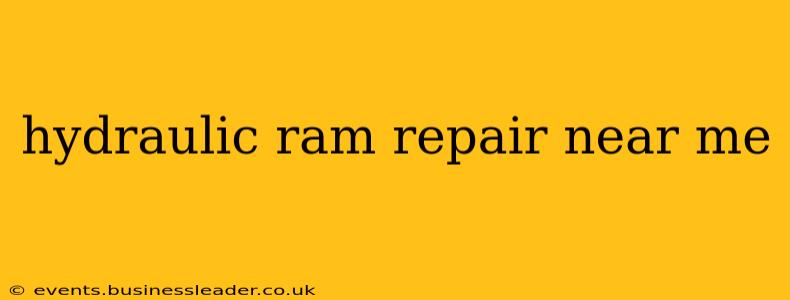 hydraulic ram repair near me
