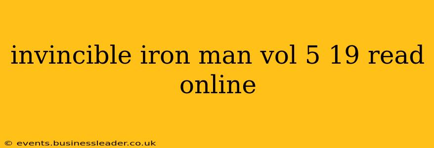 invincible iron man vol 5 19 read online