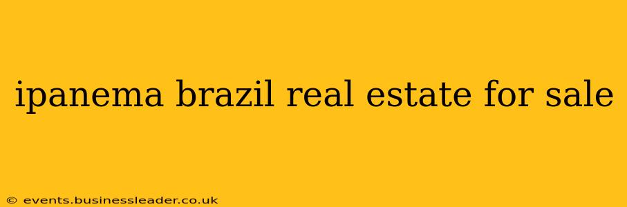 ipanema brazil real estate for sale