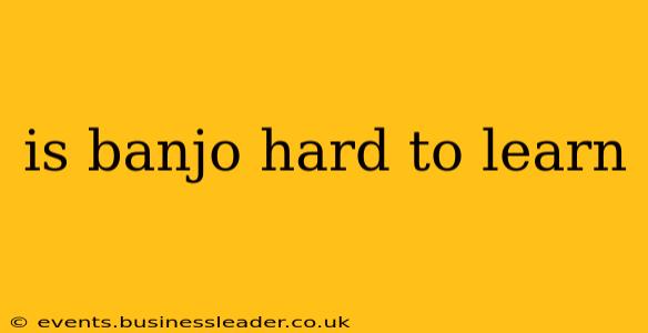 is banjo hard to learn
