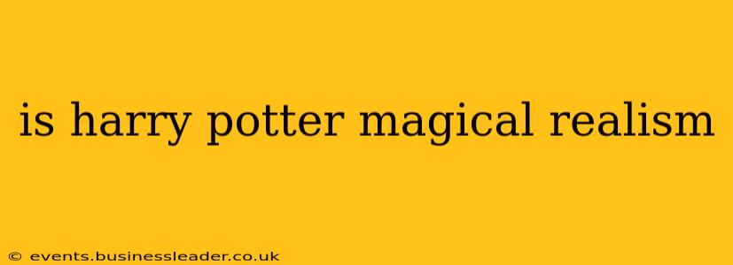 is harry potter magical realism
