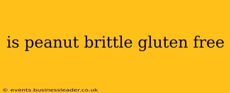 is peanut brittle gluten free
