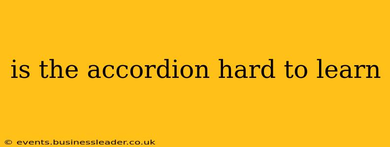 is the accordion hard to learn