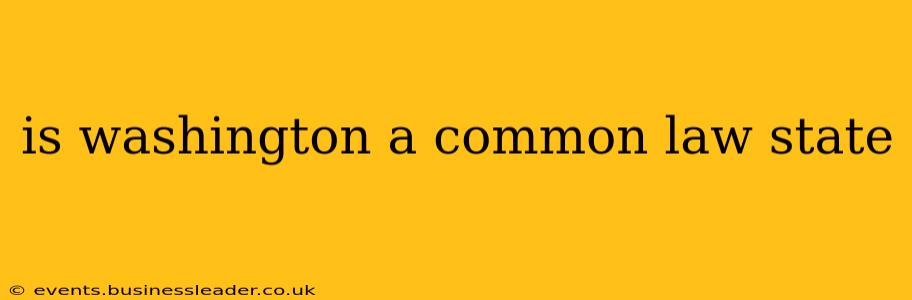 is washington a common law state