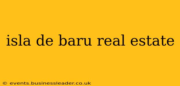 isla de baru real estate