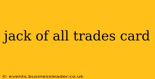 jack of all trades card