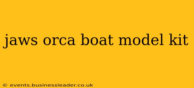 jaws orca boat model kit