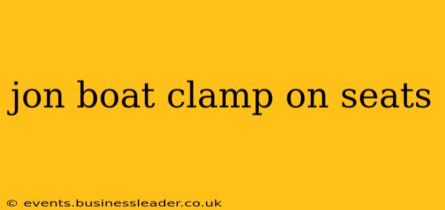 jon boat clamp on seats