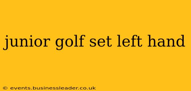 junior golf set left hand