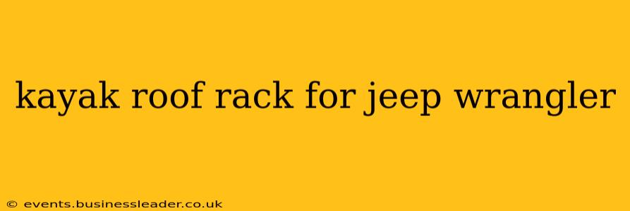kayak roof rack for jeep wrangler