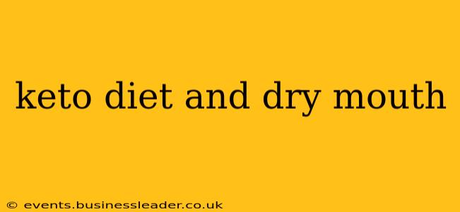 keto diet and dry mouth