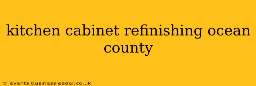kitchen cabinet refinishing ocean county
