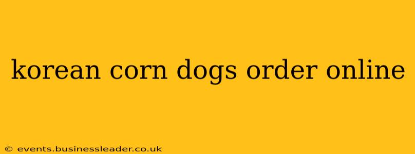korean corn dogs order online