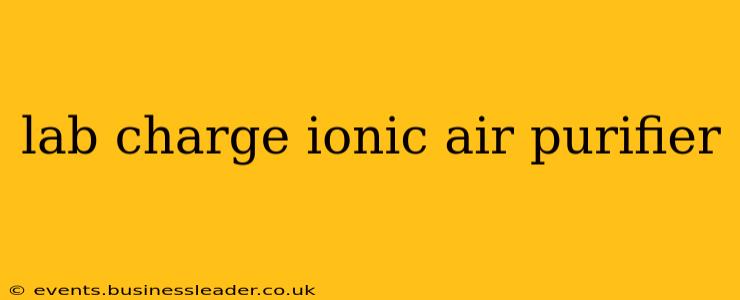 lab charge ionic air purifier