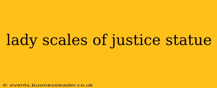 lady scales of justice statue