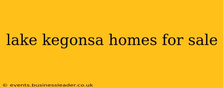 lake kegonsa homes for sale