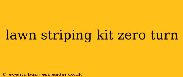 lawn striping kit zero turn