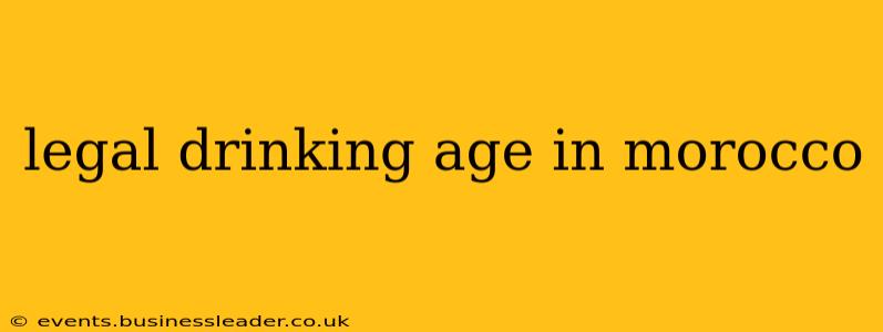 legal drinking age in morocco