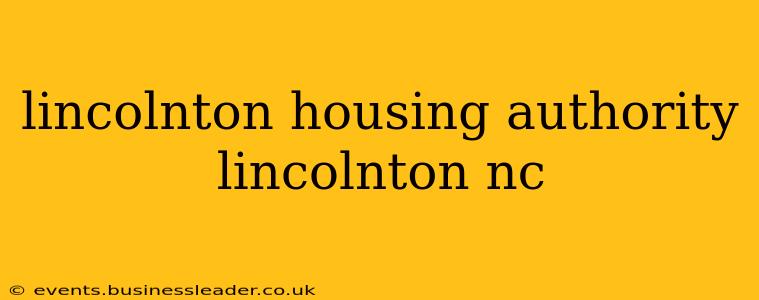 lincolnton housing authority lincolnton nc