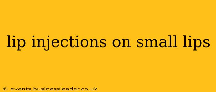 lip injections on small lips
