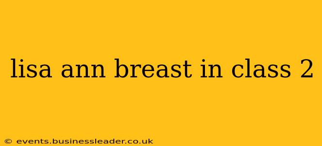 lisa ann breast in class 2 lisa ann breast in class 2