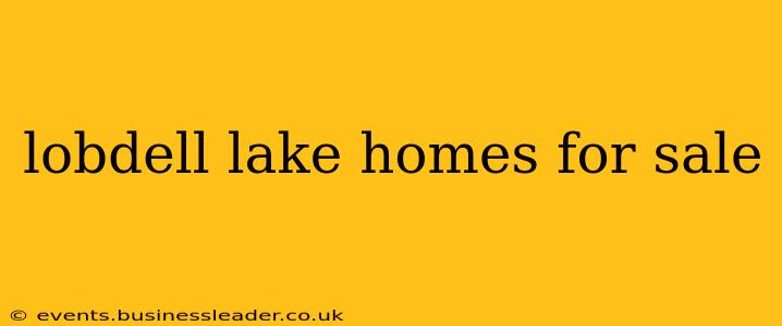 lobdell lake homes for sale