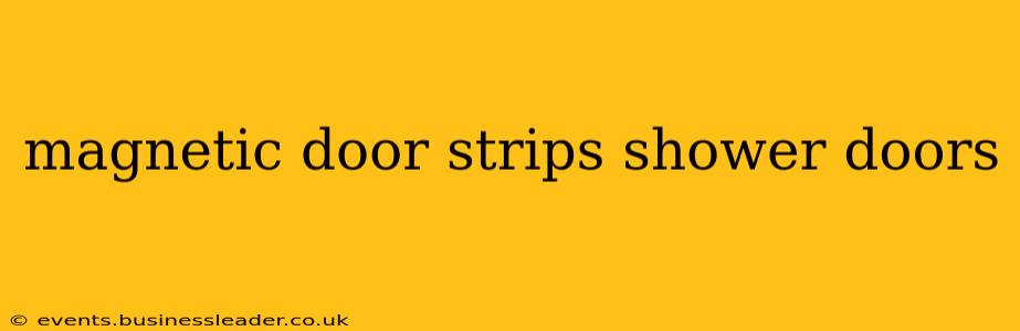 magnetic door strips shower doors