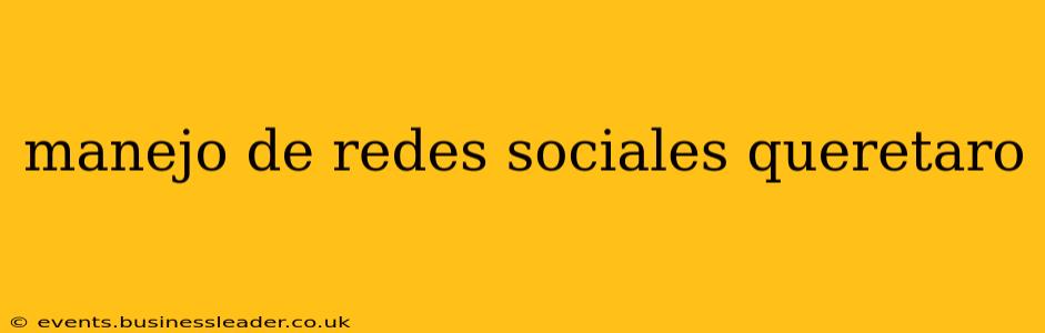 manejo de redes sociales queretaro