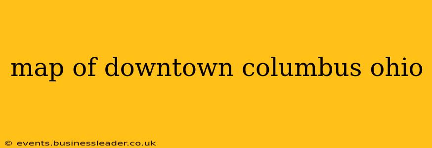 map of downtown columbus ohio