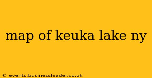 map of keuka lake ny
