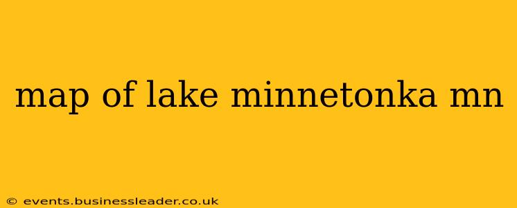map of lake minnetonka mn
